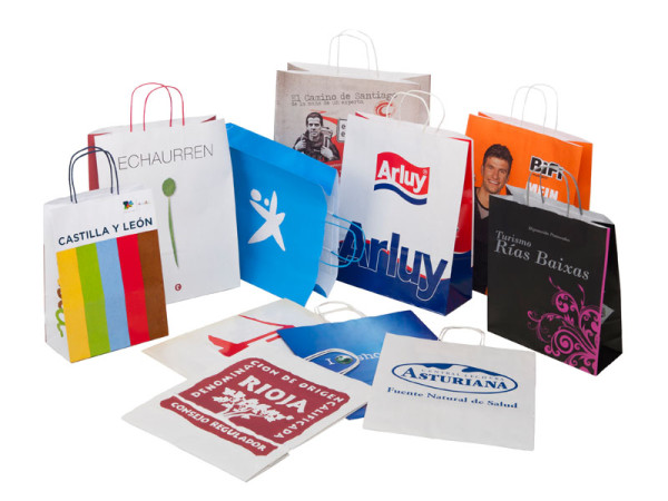 Paper bags, shopping bags